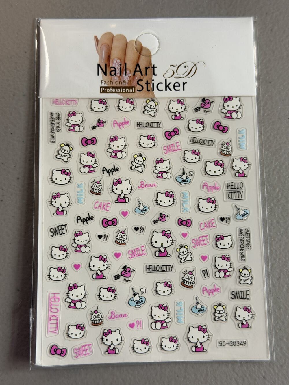 #HK-720 Hello Kitty Nail Stickers